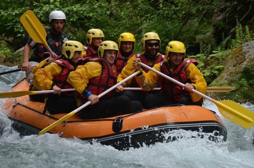 Rafting su fiume Lao in Calabria